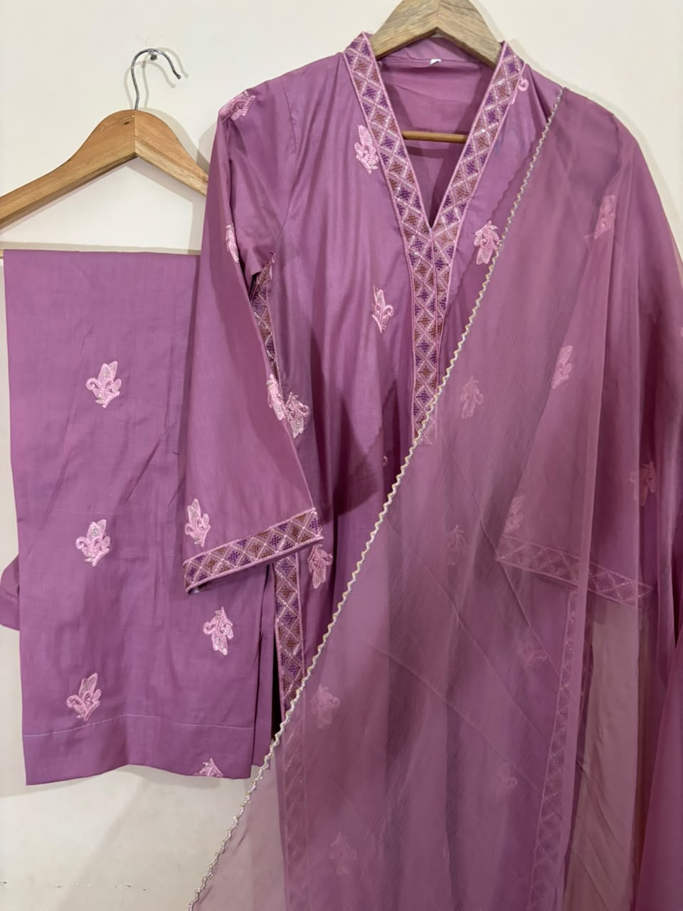 Lilac Embroidered - Most Selling