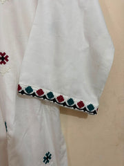 White Embroidered 2pc