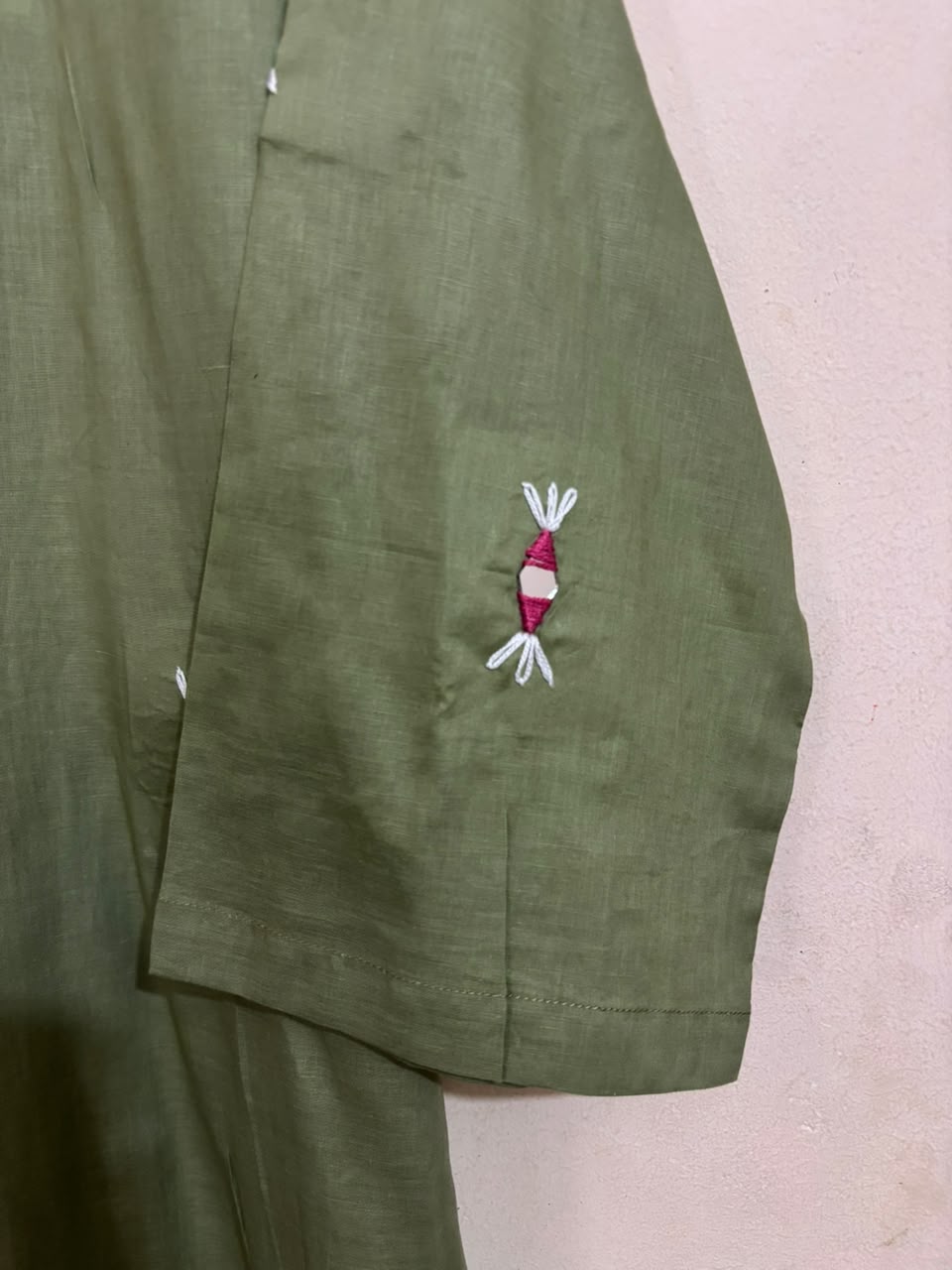 Olive Hand Embroidered - Most Demanding