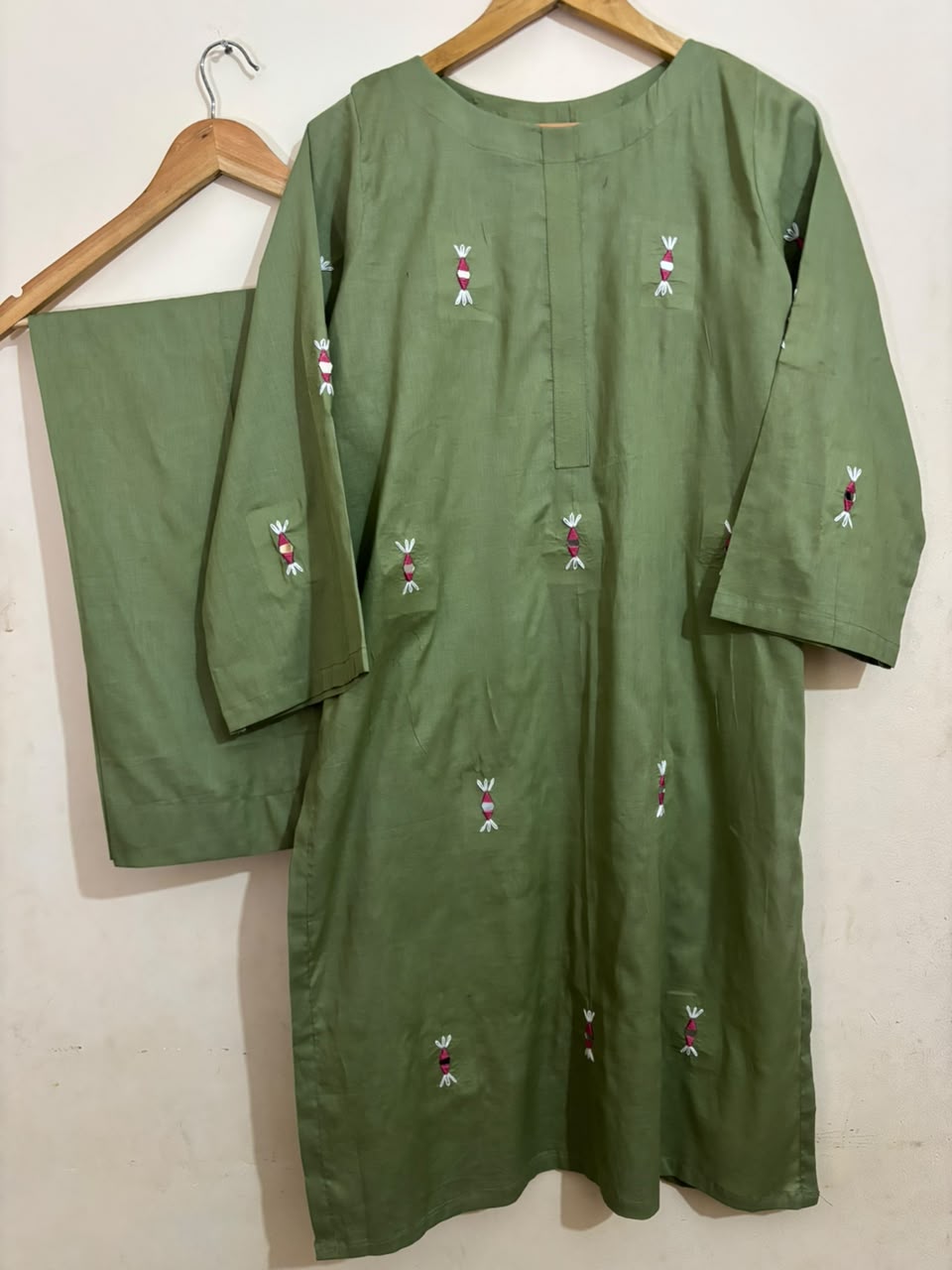 Olive Hand Embroidered - Most Demanding