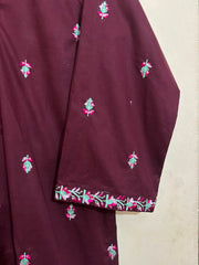 Mehroon Embroidered 2pc/3pc