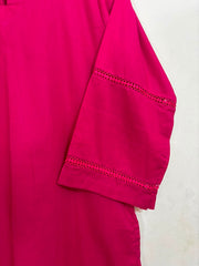 Pink Solid With Plazo