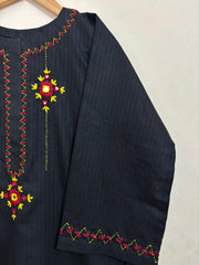 2pc Cotton Lawn Hand Embroidery Dress