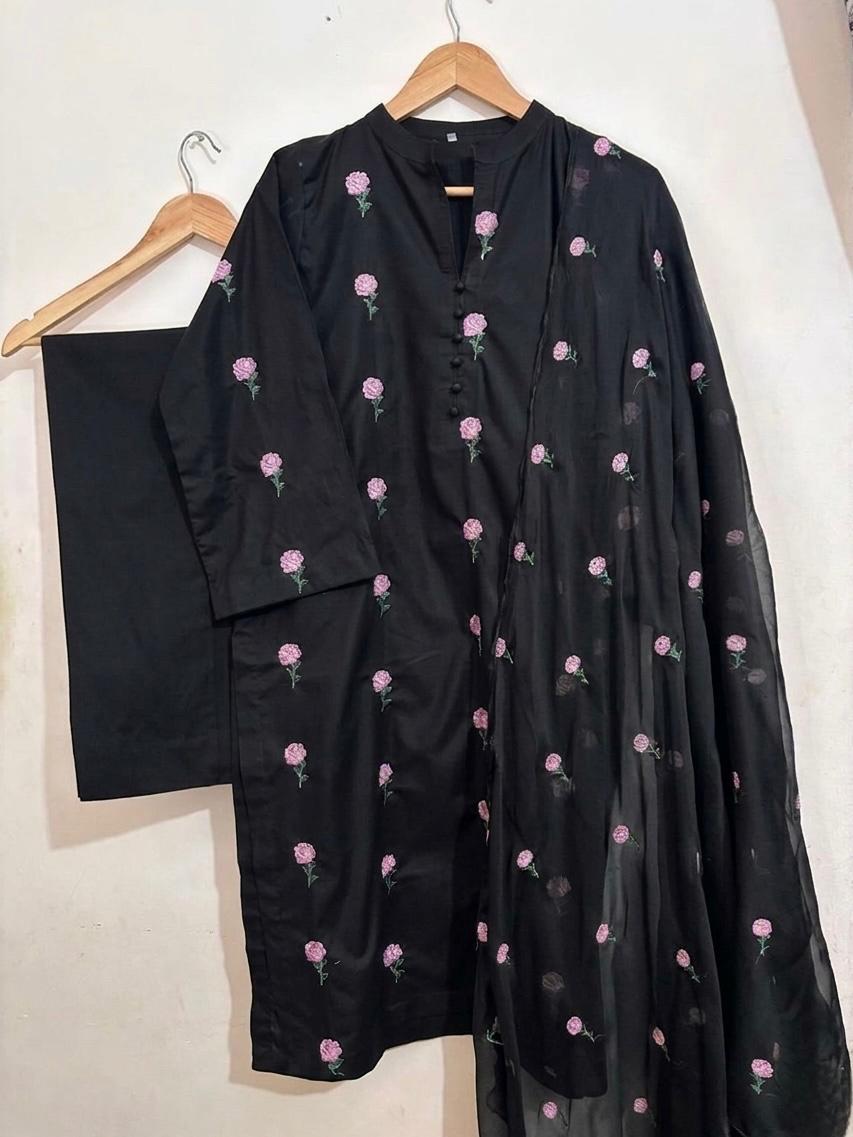 Black Embroidered - Most Demanding